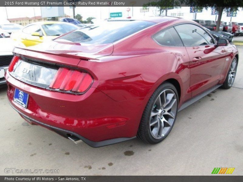 Ruby Red Metallic / Ebony 2015 Ford Mustang GT Premium Coupe