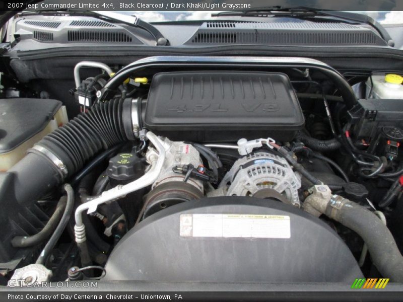 Black Clearcoat / Dark Khaki/Light Graystone 2007 Jeep Commander Limited 4x4