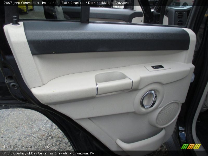 Black Clearcoat / Dark Khaki/Light Graystone 2007 Jeep Commander Limited 4x4