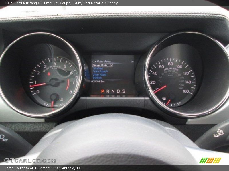 Ruby Red Metallic / Ebony 2015 Ford Mustang GT Premium Coupe