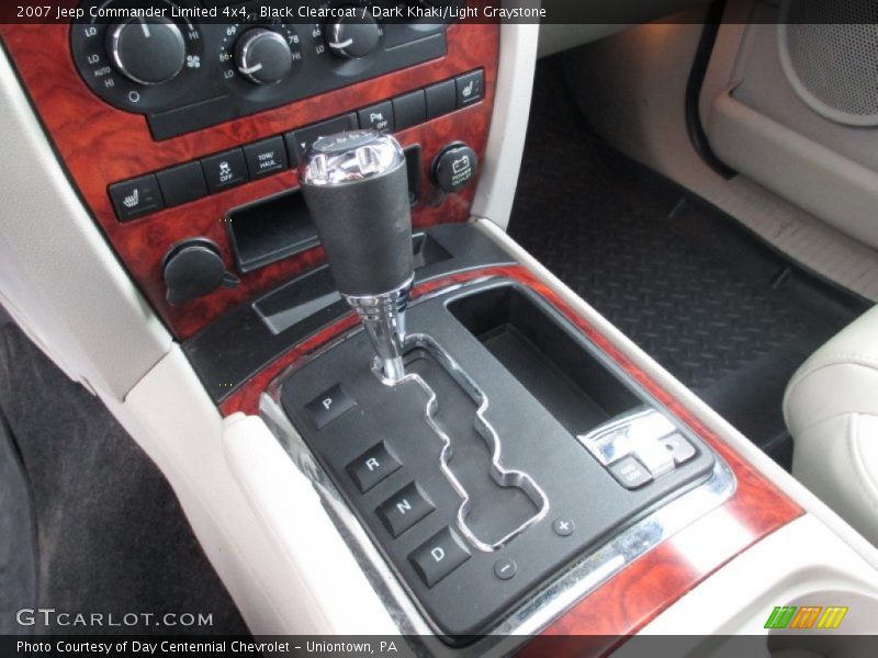 Black Clearcoat / Dark Khaki/Light Graystone 2007 Jeep Commander Limited 4x4