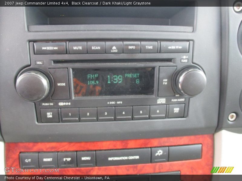 Black Clearcoat / Dark Khaki/Light Graystone 2007 Jeep Commander Limited 4x4