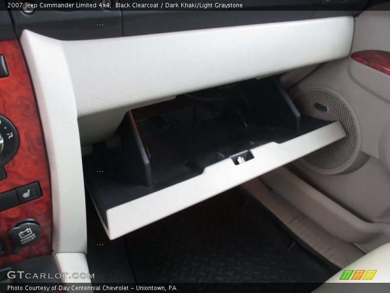 Black Clearcoat / Dark Khaki/Light Graystone 2007 Jeep Commander Limited 4x4