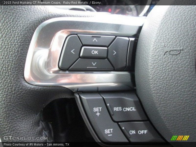 Ruby Red Metallic / Ebony 2015 Ford Mustang GT Premium Coupe