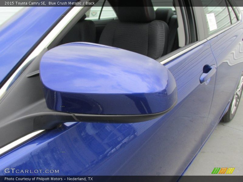 Blue Crush Metallic / Black 2015 Toyota Camry SE