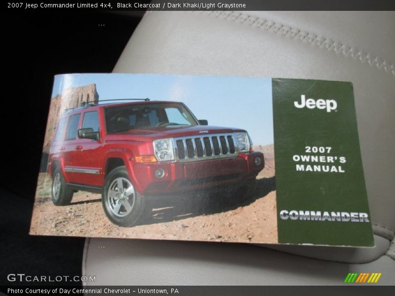 Black Clearcoat / Dark Khaki/Light Graystone 2007 Jeep Commander Limited 4x4