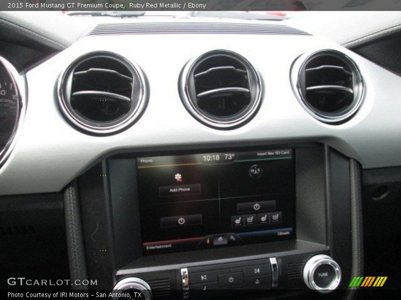 Ruby Red Metallic / Ebony 2015 Ford Mustang GT Premium Coupe