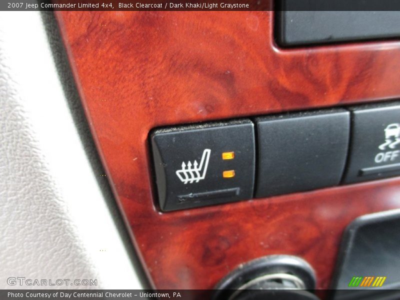 Black Clearcoat / Dark Khaki/Light Graystone 2007 Jeep Commander Limited 4x4