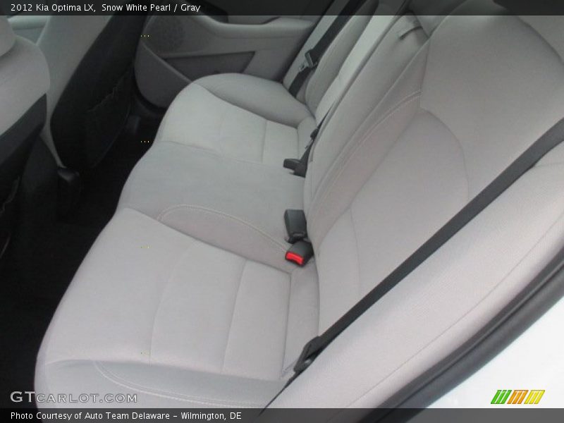 Snow White Pearl / Gray 2012 Kia Optima LX