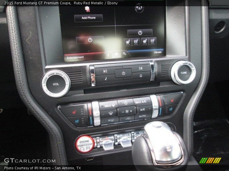 Ruby Red Metallic / Ebony 2015 Ford Mustang GT Premium Coupe