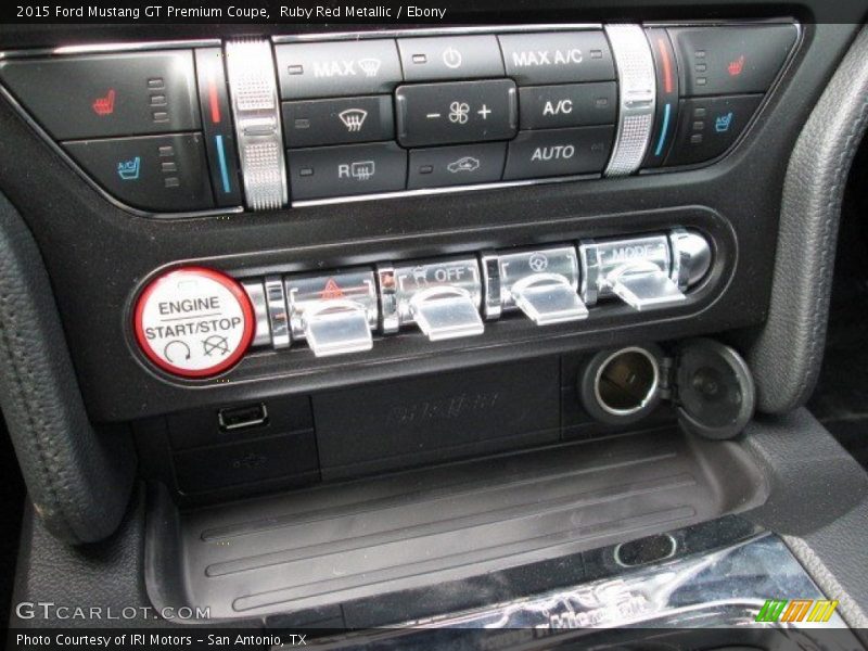 Ruby Red Metallic / Ebony 2015 Ford Mustang GT Premium Coupe