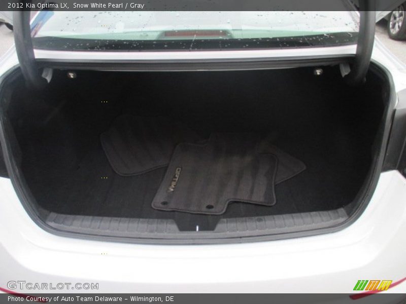 Snow White Pearl / Gray 2012 Kia Optima LX