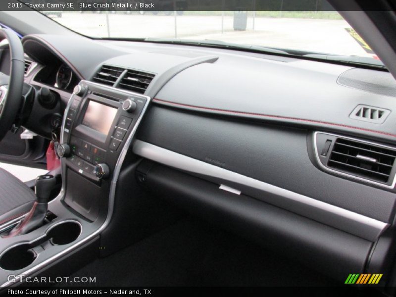 Blue Crush Metallic / Black 2015 Toyota Camry SE