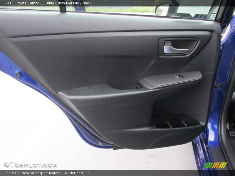 Blue Crush Metallic / Black 2015 Toyota Camry SE