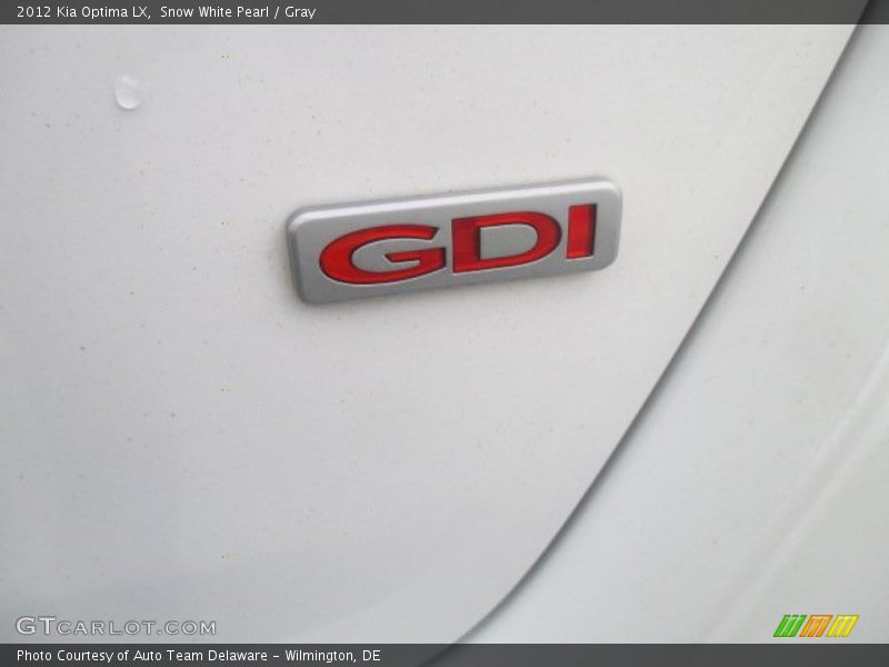 Snow White Pearl / Gray 2012 Kia Optima LX