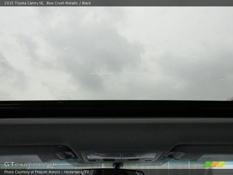 Blue Crush Metallic / Black 2015 Toyota Camry SE