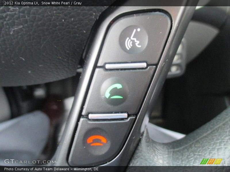 Snow White Pearl / Gray 2012 Kia Optima LX