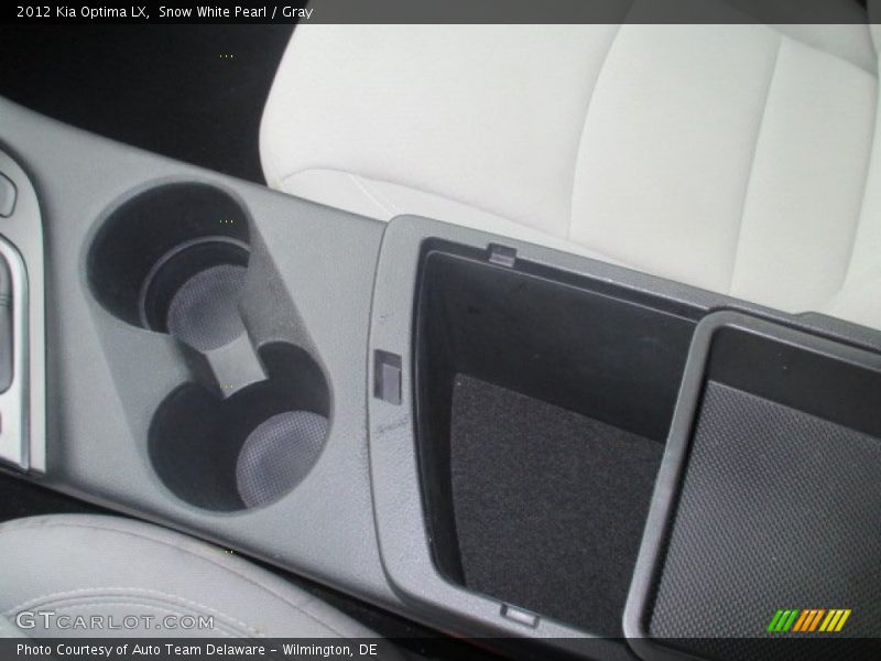 Snow White Pearl / Gray 2012 Kia Optima LX