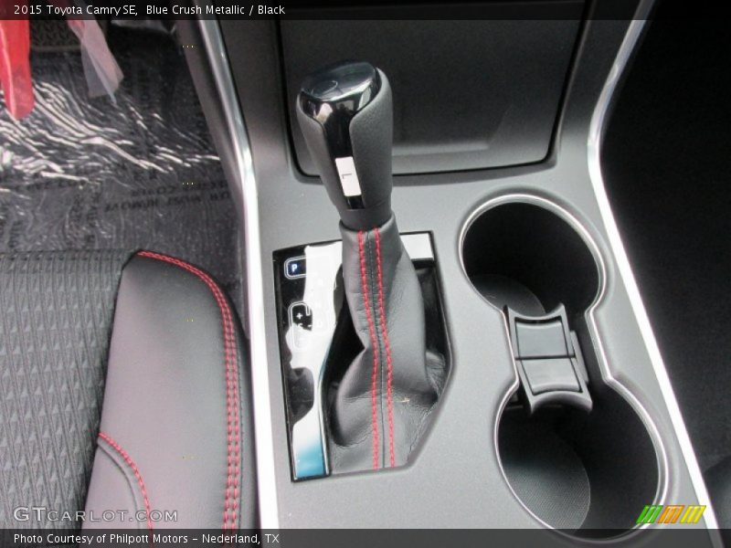 Blue Crush Metallic / Black 2015 Toyota Camry SE