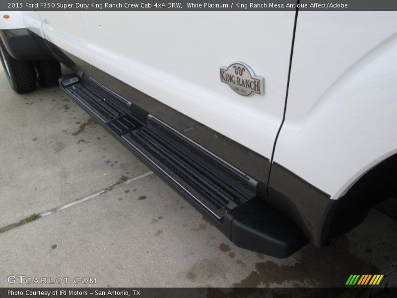 White Platinum / King Ranch Mesa Antique Affect/Adobe 2015 Ford F350 Super Duty King Ranch Crew Cab 4x4 DRW