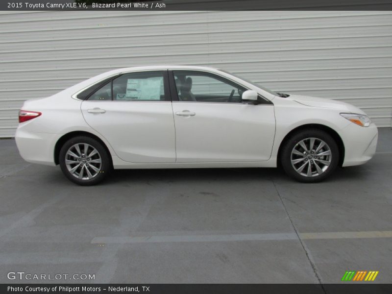 Blizzard Pearl White / Ash 2015 Toyota Camry XLE V6