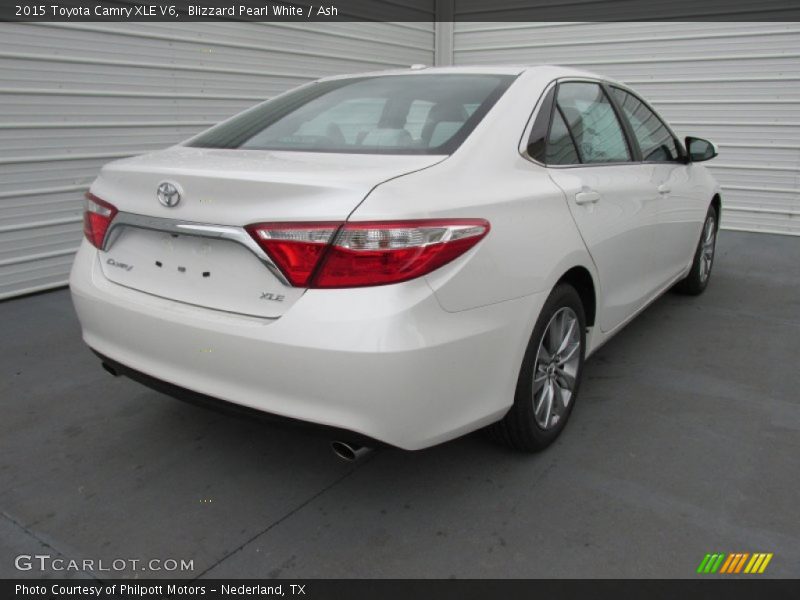 Blizzard Pearl White / Ash 2015 Toyota Camry XLE V6