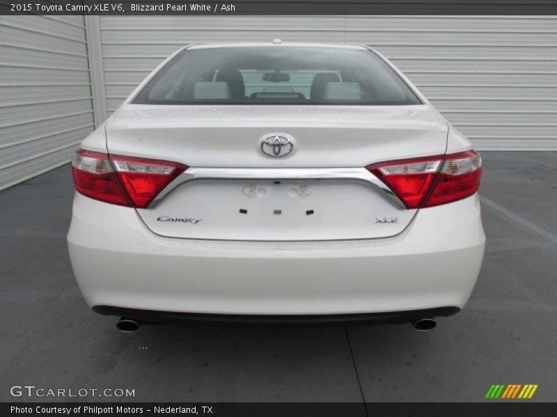 Blizzard Pearl White / Ash 2015 Toyota Camry XLE V6