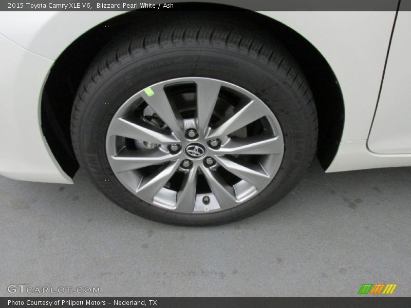 Blizzard Pearl White / Ash 2015 Toyota Camry XLE V6