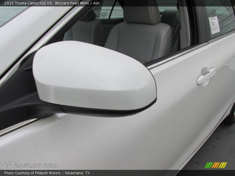 Blizzard Pearl White / Ash 2015 Toyota Camry XLE V6