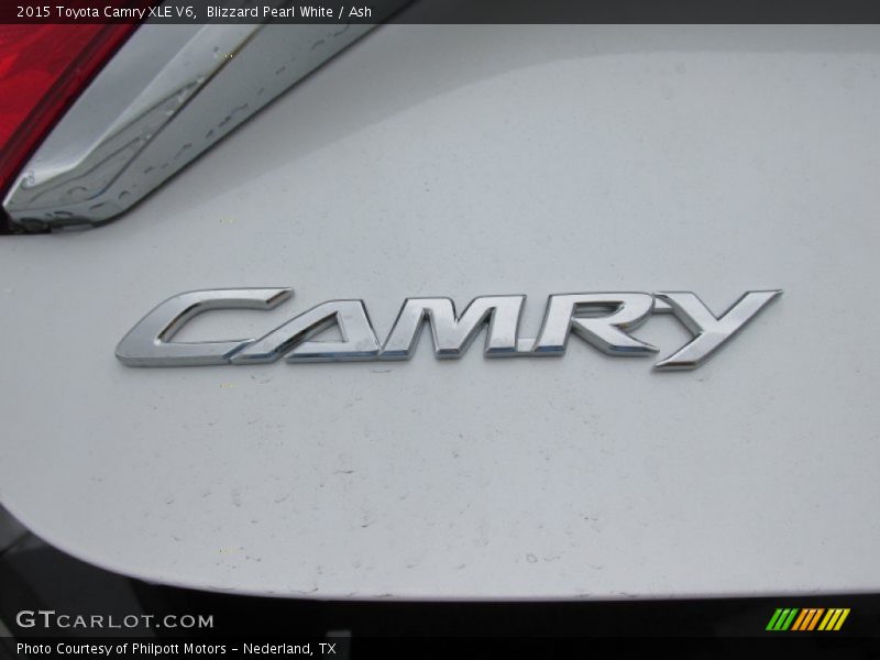 Blizzard Pearl White / Ash 2015 Toyota Camry XLE V6