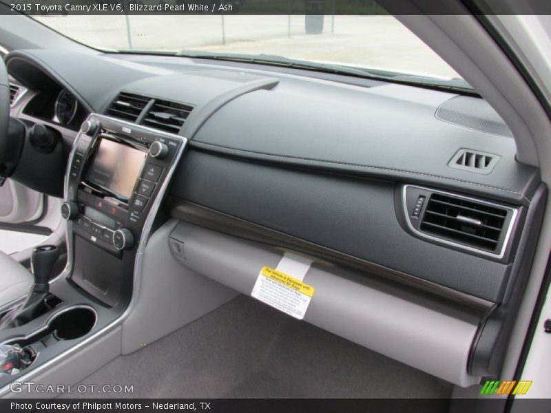 Blizzard Pearl White / Ash 2015 Toyota Camry XLE V6