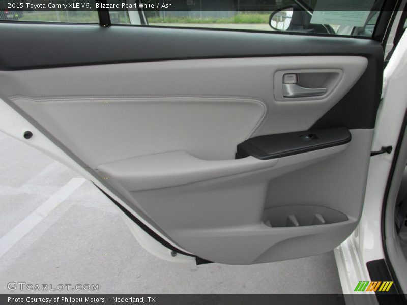 Blizzard Pearl White / Ash 2015 Toyota Camry XLE V6