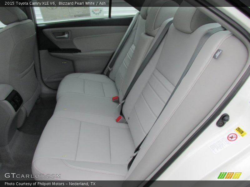 Blizzard Pearl White / Ash 2015 Toyota Camry XLE V6