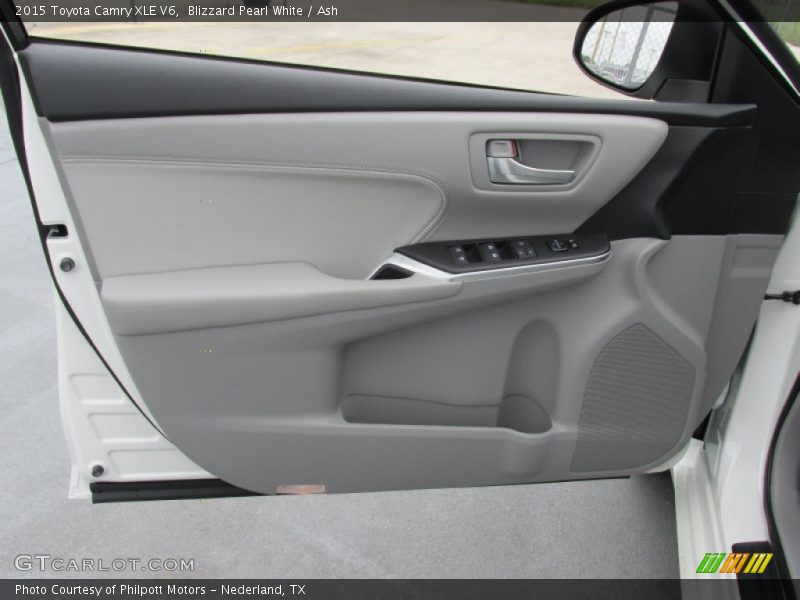 Blizzard Pearl White / Ash 2015 Toyota Camry XLE V6
