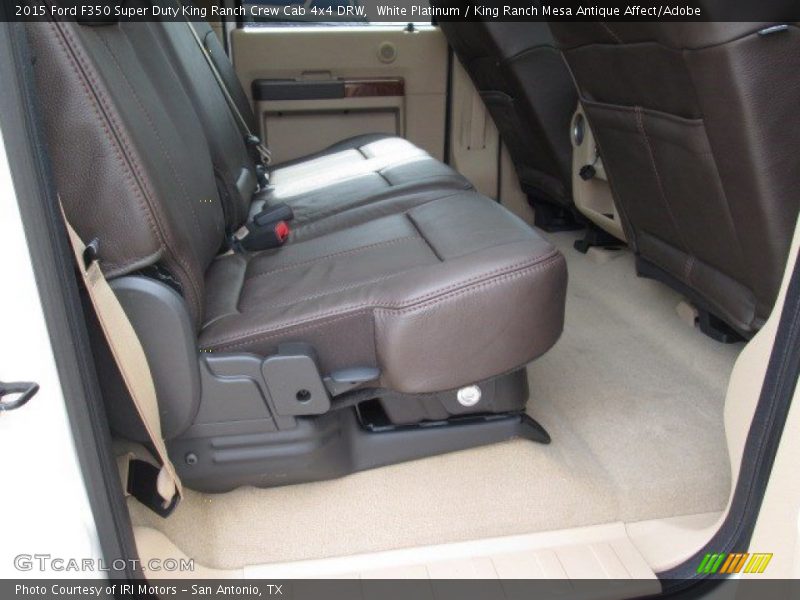 White Platinum / King Ranch Mesa Antique Affect/Adobe 2015 Ford F350 Super Duty King Ranch Crew Cab 4x4 DRW