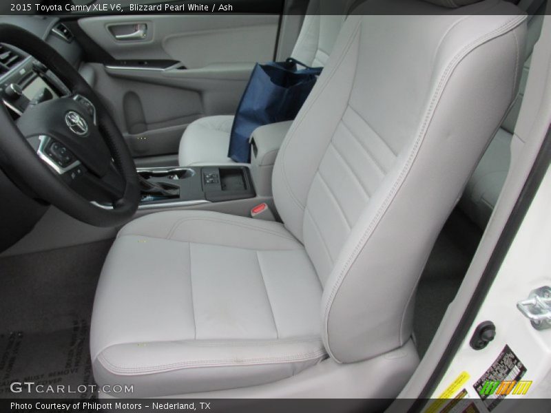 Blizzard Pearl White / Ash 2015 Toyota Camry XLE V6