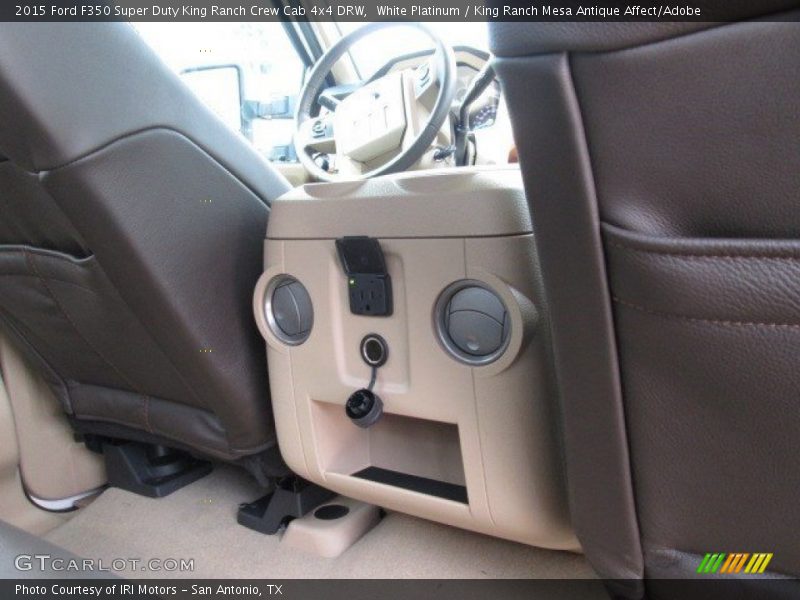 White Platinum / King Ranch Mesa Antique Affect/Adobe 2015 Ford F350 Super Duty King Ranch Crew Cab 4x4 DRW