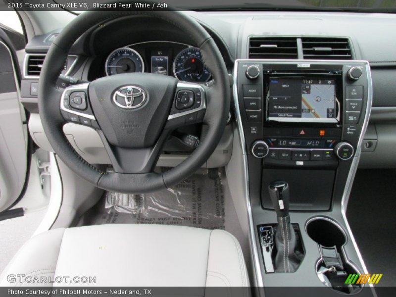 Blizzard Pearl White / Ash 2015 Toyota Camry XLE V6