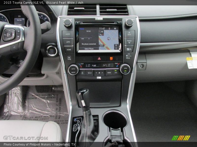 Blizzard Pearl White / Ash 2015 Toyota Camry XLE V6