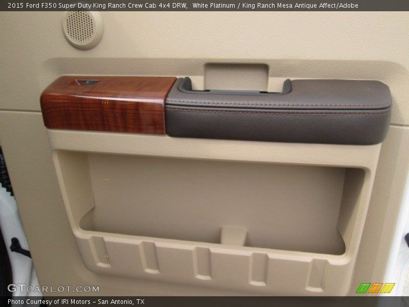 White Platinum / King Ranch Mesa Antique Affect/Adobe 2015 Ford F350 Super Duty King Ranch Crew Cab 4x4 DRW