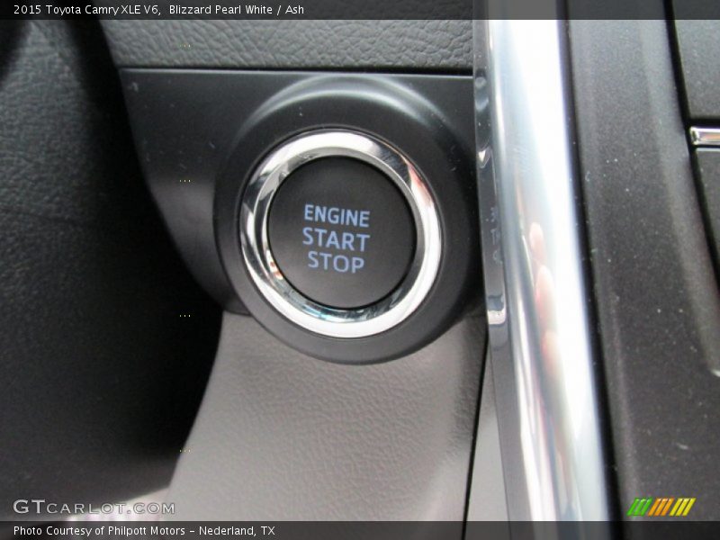 Blizzard Pearl White / Ash 2015 Toyota Camry XLE V6
