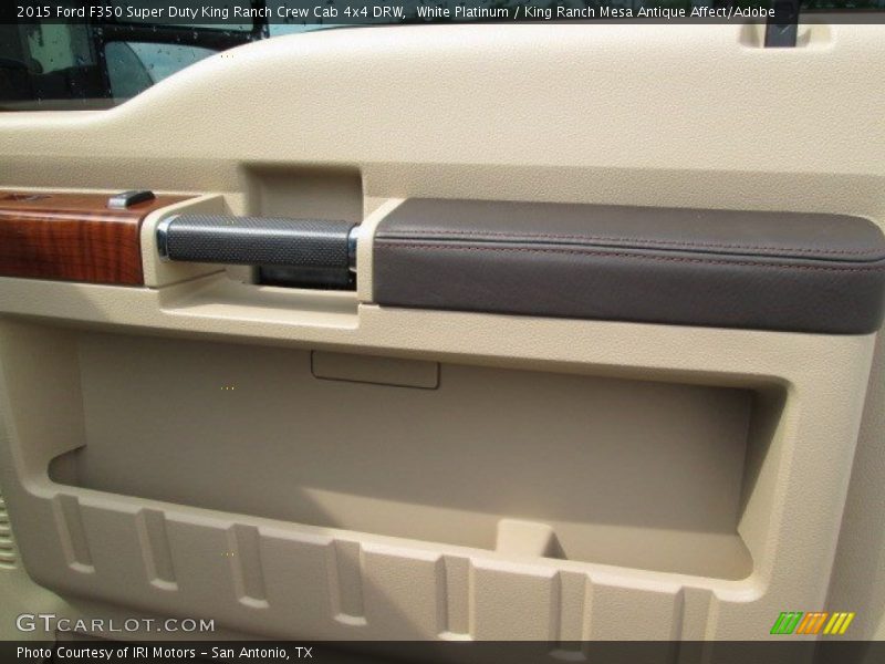 White Platinum / King Ranch Mesa Antique Affect/Adobe 2015 Ford F350 Super Duty King Ranch Crew Cab 4x4 DRW
