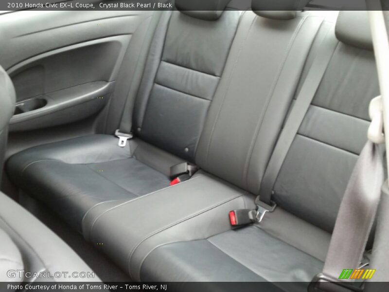 Crystal Black Pearl / Black 2010 Honda Civic EX-L Coupe