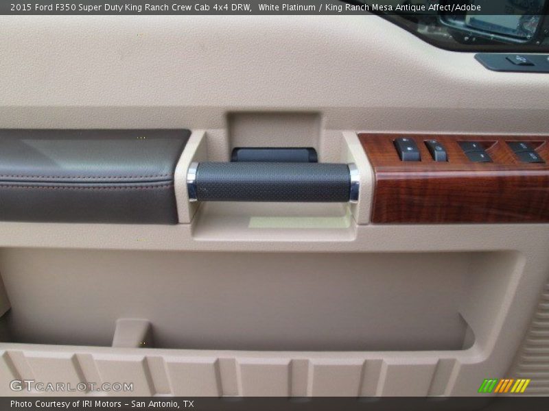 White Platinum / King Ranch Mesa Antique Affect/Adobe 2015 Ford F350 Super Duty King Ranch Crew Cab 4x4 DRW