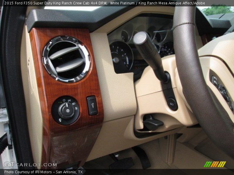 White Platinum / King Ranch Mesa Antique Affect/Adobe 2015 Ford F350 Super Duty King Ranch Crew Cab 4x4 DRW
