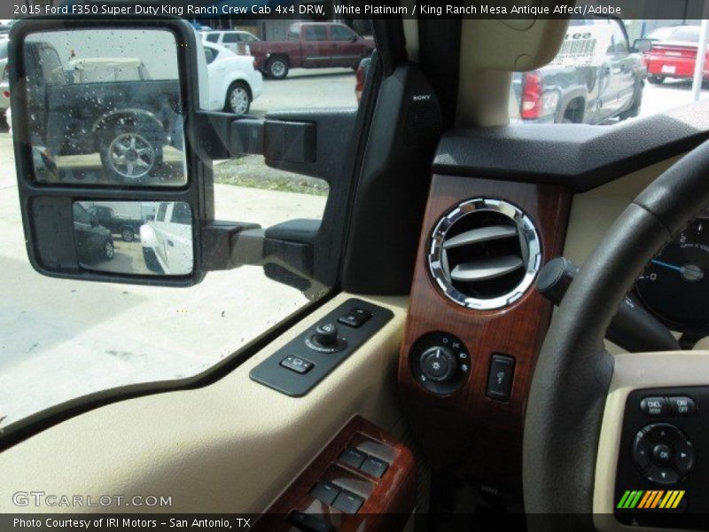 White Platinum / King Ranch Mesa Antique Affect/Adobe 2015 Ford F350 Super Duty King Ranch Crew Cab 4x4 DRW