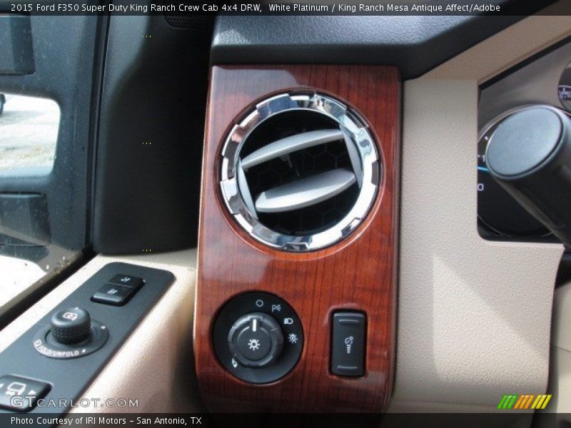 White Platinum / King Ranch Mesa Antique Affect/Adobe 2015 Ford F350 Super Duty King Ranch Crew Cab 4x4 DRW