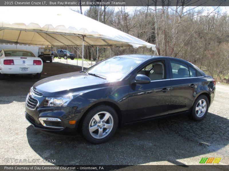 Blue Ray Metallic / Jet Black/Medium Titanium 2015 Chevrolet Cruze LT