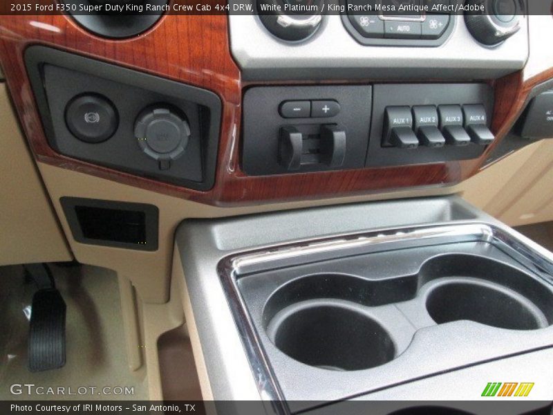 White Platinum / King Ranch Mesa Antique Affect/Adobe 2015 Ford F350 Super Duty King Ranch Crew Cab 4x4 DRW