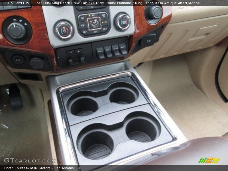 White Platinum / King Ranch Mesa Antique Affect/Adobe 2015 Ford F350 Super Duty King Ranch Crew Cab 4x4 DRW
